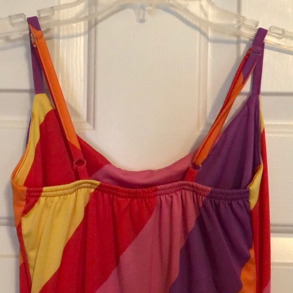 COLORFUL STRIPED MAXI DRESS!! SML - Picture 6 of 6